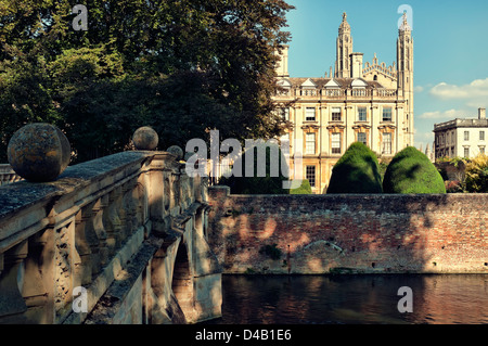 Clare & King`s College, Cambridge,UK Stock Photo